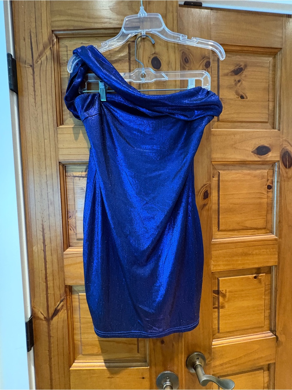 Super down brand (Revolve) Off-Shoulder Royal Blue Party Dress
